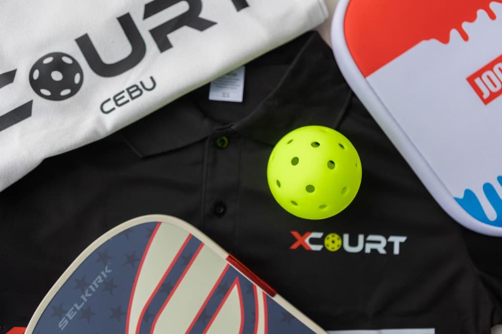Indoor pickleball courts at X Court Cebu