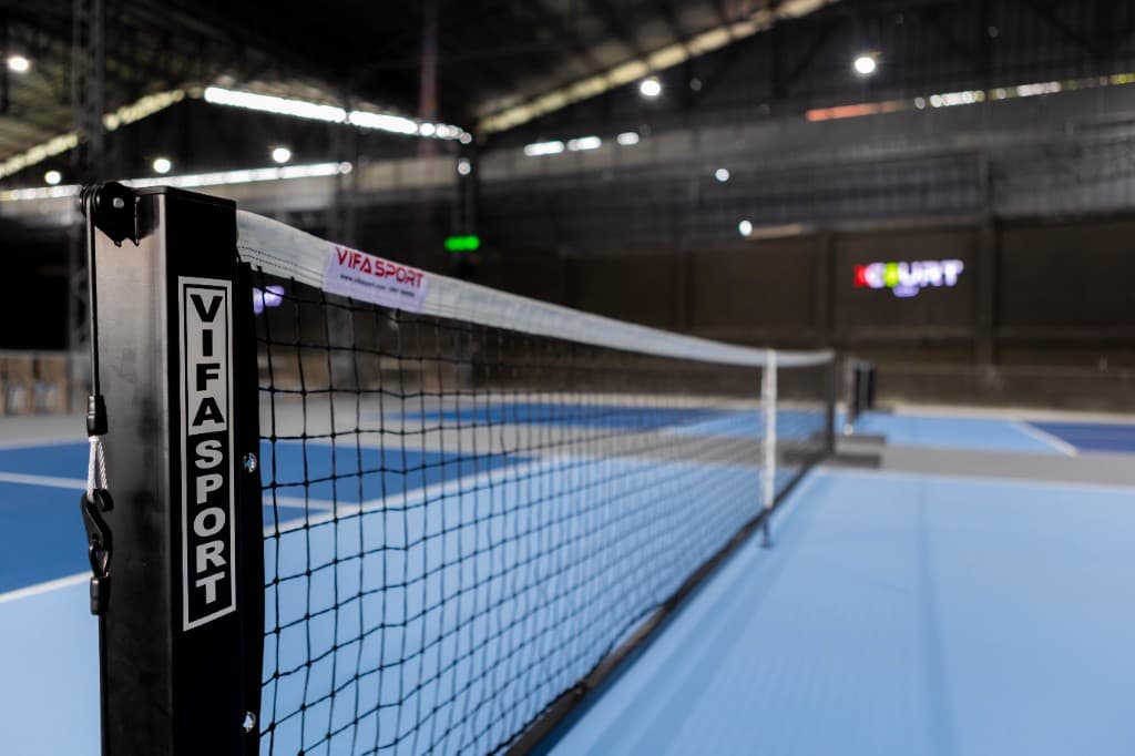Indoor pickleball courts at X Court Cebu