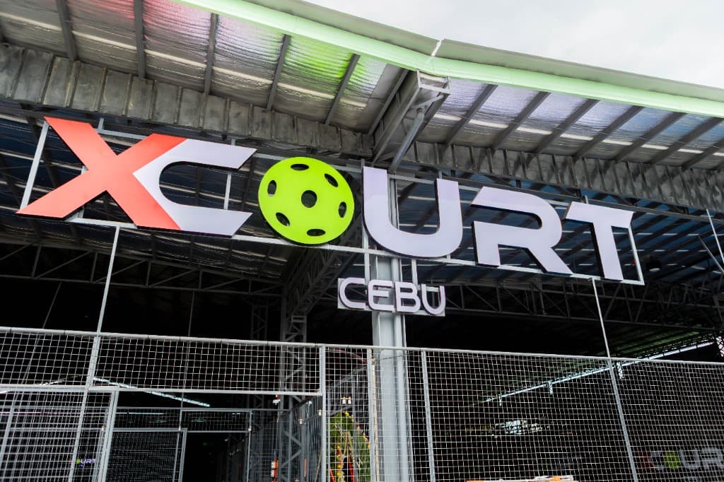 Indoor pickleball courts at X Court Cebu